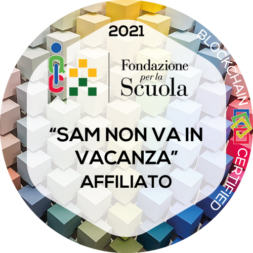 Sam non va in vacanza 2021 Fondazione per la Scuola - Fondazione Compagnia di San Paolo_bis